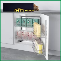 Tủ đồ khô 2 tầng inox sợi 304 tại Phước Bình